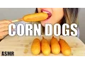 ASMR: Corn dogs *BINAURAL Eating Sounds* with ZOOM H6