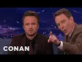 Download Lagu Bryan Cranston \u0026 Aaron Paul Show Their Scary Resting Faces | CONAN on TBS