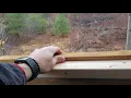 How to make homemade plexiglass deer blind stsnd windows part 2