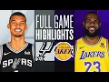 SPURS at LAKERS FULL GAME HIGHLIGHTS February 23 2024