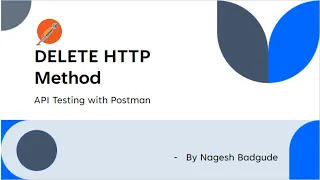 DELETE HTTP Method - API Testing with Postman