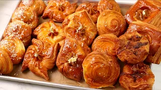 بدون زبدة أو حليب او بيض أو تطبيق وثني هتعملي دنش المحلات بربع كوب سمنة فقط 