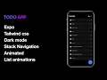Expo todo app with tailwind Animations Dark mode Source code