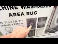 Costco Machine Washable Area rug WOW Pet owners dream Oh Yeah