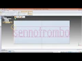 Create text in Solid Edge