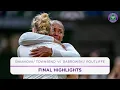 Thrilling final action Siniakova Townsend vs Dabrowski Routliffe Final Highlights Wimbledon
