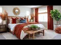 Bold & Beautiful Fall Decor | Burnt Ochre and Blue: An Unexpected Color Combination