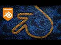 Blender Tutorial - Snaking Particle Animation Molecular Addon