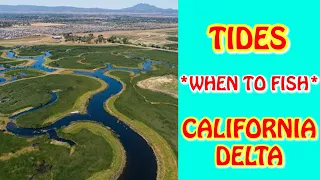 TIDES WHEN TO FISH - CA Delta Boat Positioning Water Velocity Shallow v Deep Waters Part 1