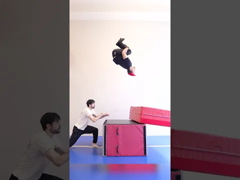 Falling block backflip challenge 🔥