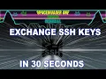 2 Minute Tips - Easily Exchange SSH keys in 30 seconds or less
