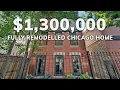 Inside 1 300 000 all brick home in Bucktown real estate chicago 2023 N Winchester Ave