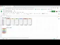 Creating a processed data table