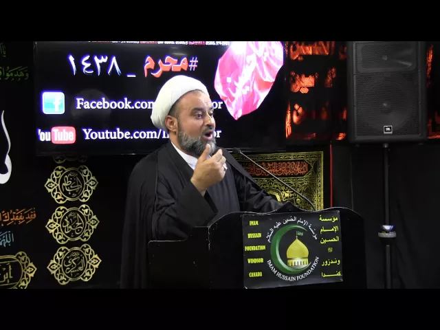 كلمة وموعظة - محرم 1438 - الليلة 5 - الشيخ علي عيديبي