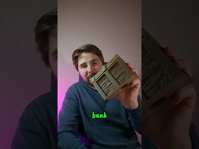 Wooden Chest Piggy Bank with Removable Cork video thumbnail