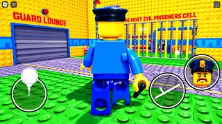Police LEGO Prison Run! - Roblox Obby Full Gameplay 4K #roblox 