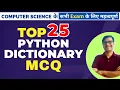 Python Dictionary MCQ Python Most Important MCQ Computer Science Preparation Python Questions