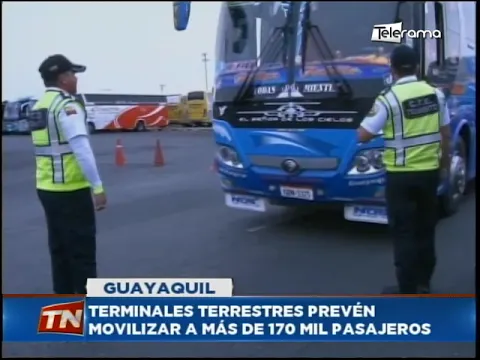 Terminales Terrestres prevén movilizar a más de 170 mil pasajeros