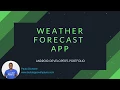Android Developer s Portfolio - Build a Forecast Weather App