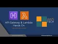 AWS Lambda hands on with API Gateway