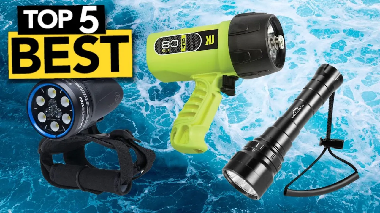 TOP 5 Best Underwater flashlights for Diving [ 2023 Buyer's Guide ]