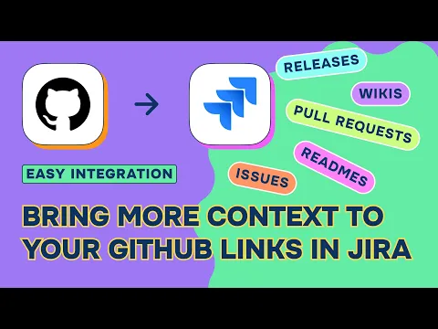 watch Github Links for Jira video