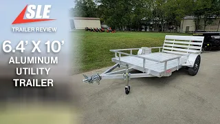 6 4 x 10 All Aluminum Utility Trailer 3500 lb Axle