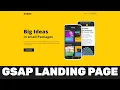 gsap landing page using scrollmagic animation - Part 4