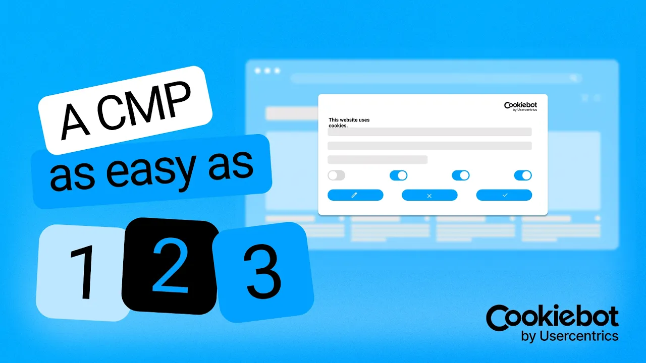 Usercentrics — Cookiebot CMP — Easy Consent Management (YouTube video ad)