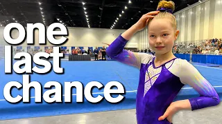 my daughters emotional gymnastics competition