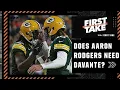 Does Aaron Rodgers need Davante Adams to be a Top 5 QB First Take