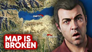 why gta 5s map feels wrong and nobody notices why