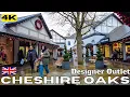 CHESHIRE OAKS Designer OUTLET Full Walk Tour - Biggest Outlet in ENGLAND United Kingdom UK 4K