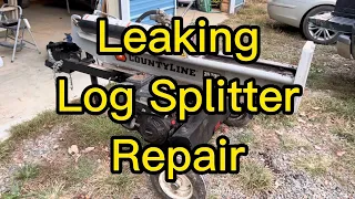 How to Fix Leaking Log Splitter - Log Splitter Front Seal Replacement