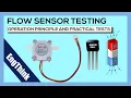Flow Sensor basic test and how it works