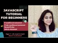 JavaScript Tutorial Conditional Statements-if else-if nested else-if switch statement