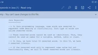 Easiest way to remember all 53 keywords in Java