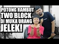 Download Lagu MUKA JELEK MOTONG RAMBUT GAYA TWO BLOCK? GIMANA HASILNYA?