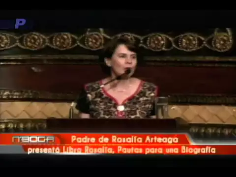 Padre de Rosalía Arteaga presentó Libro Rosalía, Pautas para una biografía