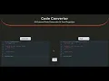 Code Converter Web App Built Using Next js Source Code
