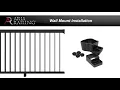 ARIA Railing Wall Mount Installation