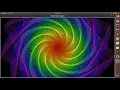 Star Pattern By python Turtle examples Changing line color
