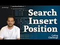 Search Insert Position Coding Challenge in JS Prepare for Coding Interview