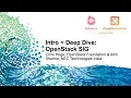 Intro Deep Dive OpenStack SIG - Chris Hoge Aditi Sharma