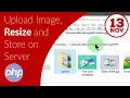 Upload and resize or compress image with PHP before storing on server