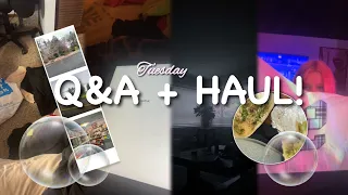 Q&A + HAUL! answering your questions and showing you what I got