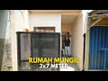 Rumah Mungil Sederhana di Dalam Gang
