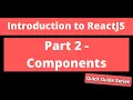 Intro to React - Part 2