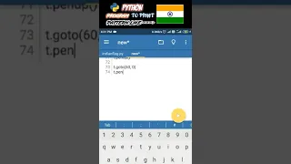 Python Tutorial Draw Indian Flag
