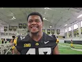 Kahmari Brown Iowa Football Media Day 2026